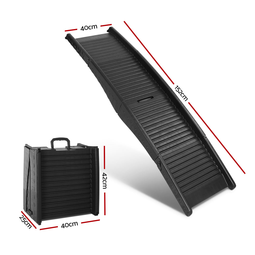 ROAMUTT folding dog car ramp – portable non-slip vehicle ramp