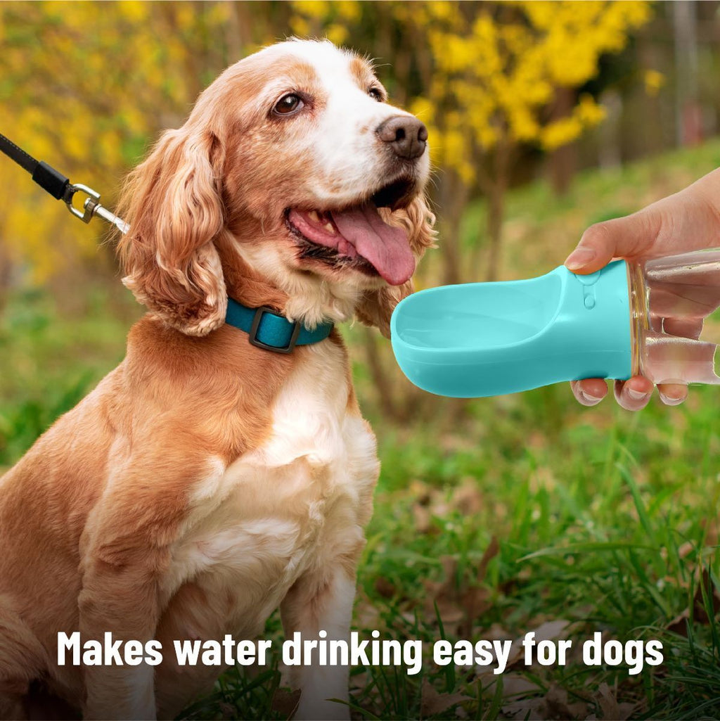 ROAMUTT portable dog water bottle – 560ml travel water dispenser