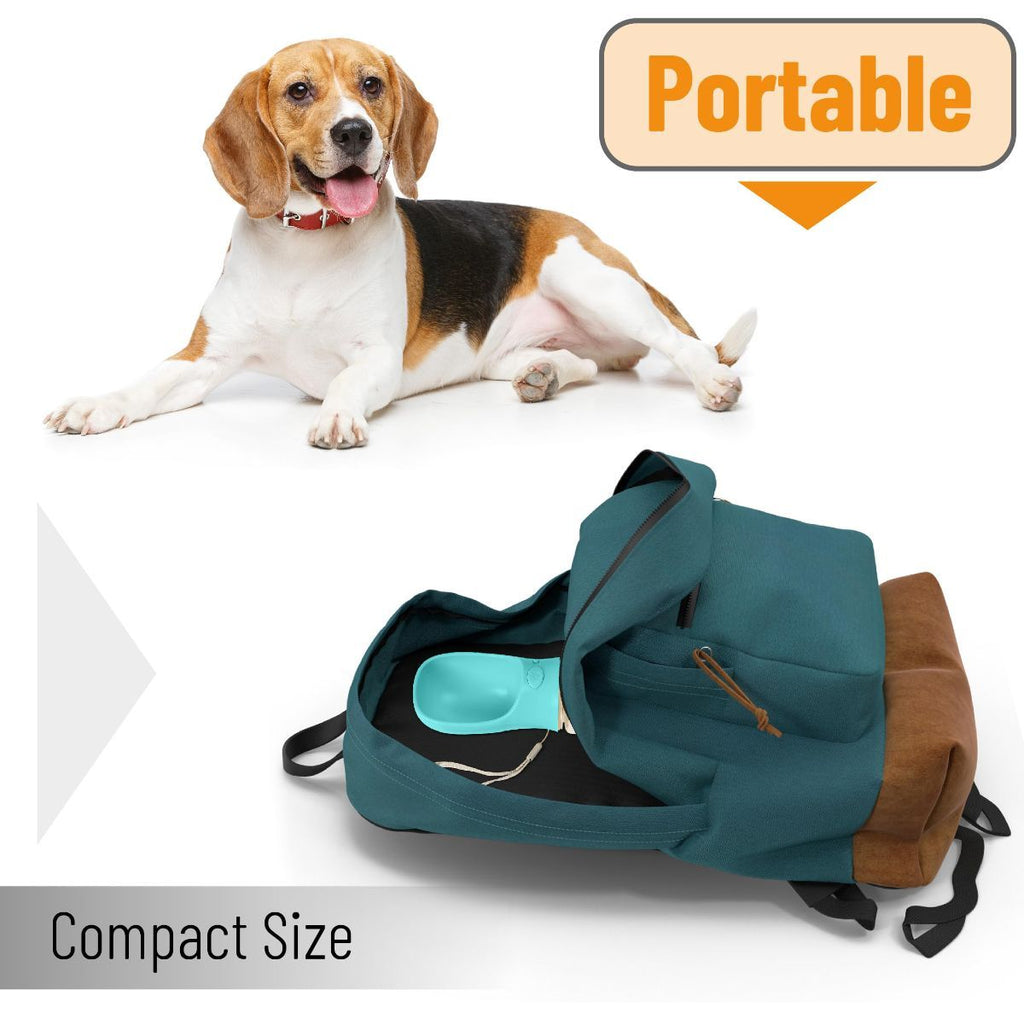 ROAMUTT portable dog water bottle – 560ml travel water dispenser