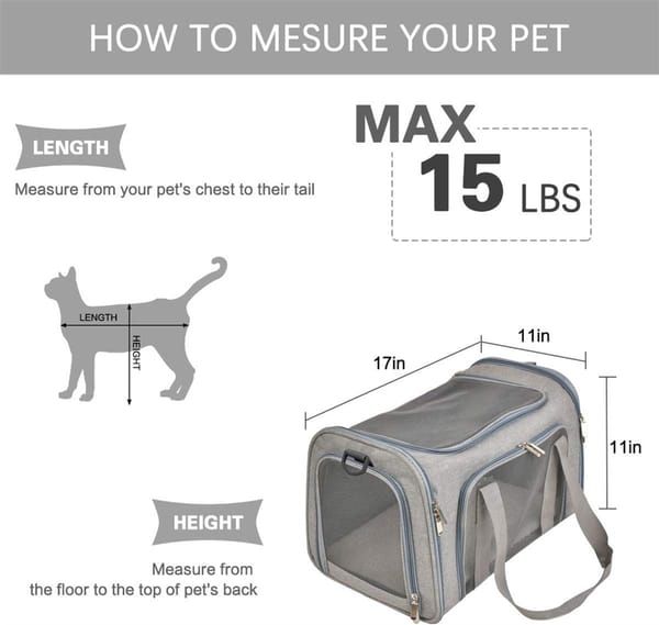ROAMUTT soft-sided pet travel carrier – large foldable carrier